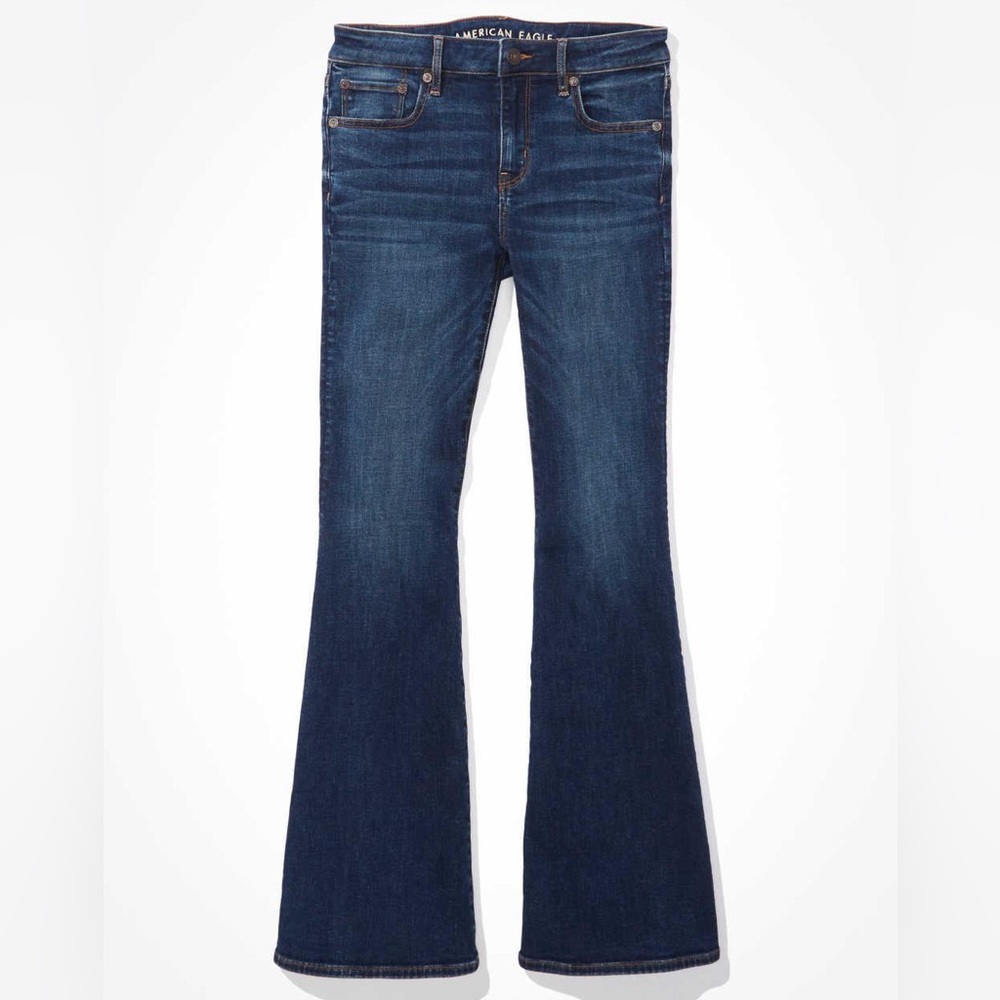 American Eagle Outfitters Next Level Low Rise Flare Jeans - 6